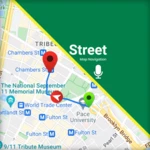 easy route map: navigation path android application logo